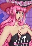 One piece pink hair 💖 Wallpaper : illustration, long hair, a